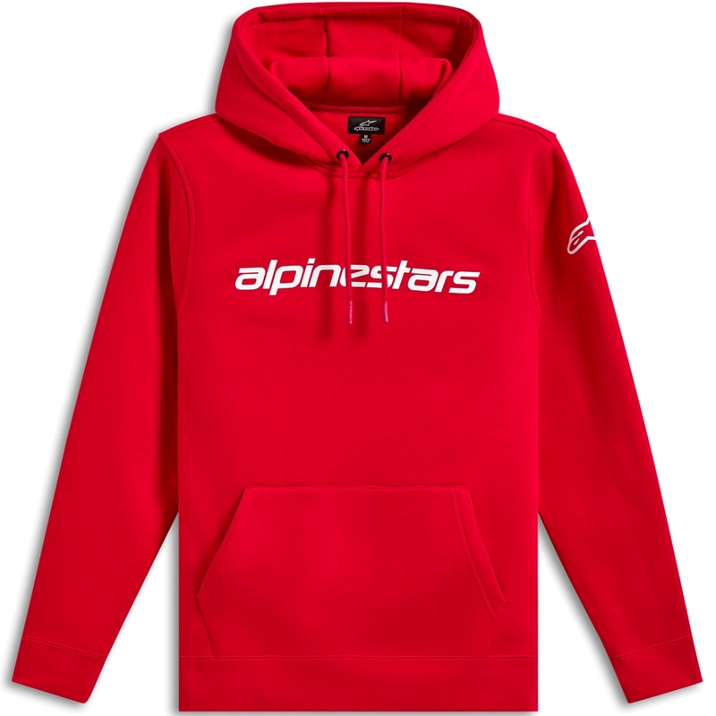 Alpinestars Wordmark Hoodie 3 crveno-bijela