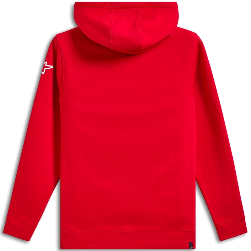 Alpinestars Wordmark Hoodie 3 crveno-bijela