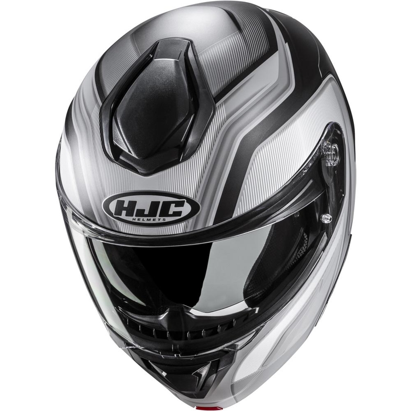 Preklopna motociklistička kaciga HJC C92 Sirius MC5SF crno-bijelo-srebrna