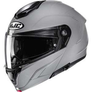 Preklopna motociklistička kaciga HJC C92, jednobojno siva