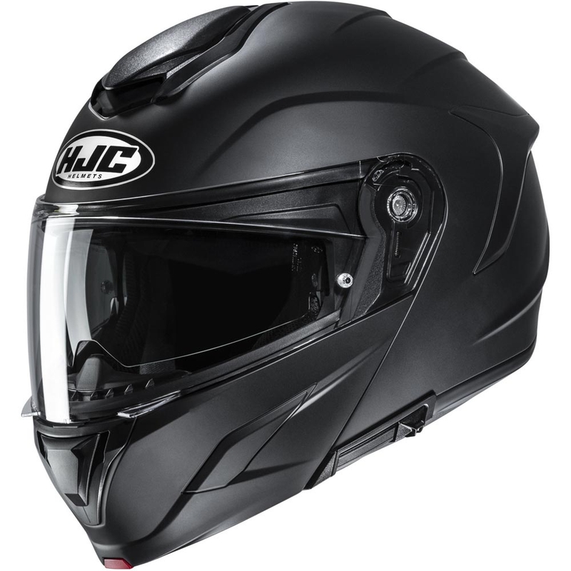 Preklopna motociklistička kaciga HJC C92 Solid polumat crna