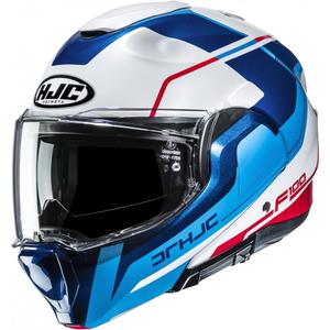 Preklopna motociklistička kaciga HJC F100 Astra MC21 bijelo-plavo-crvena