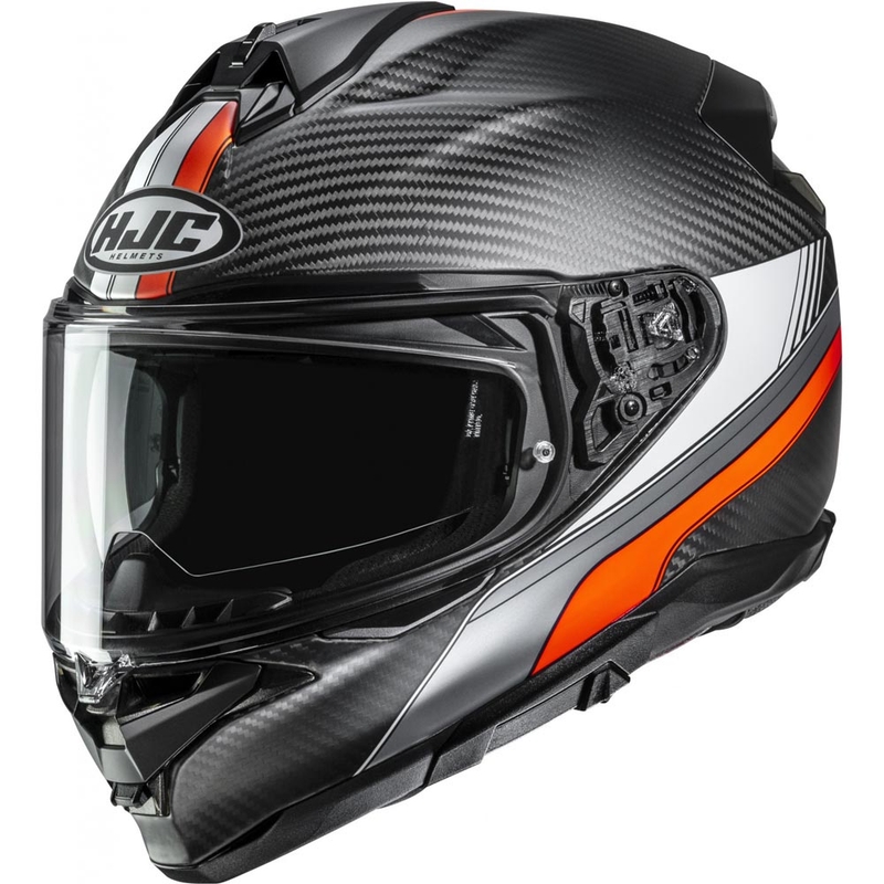 HJC F72 Carbon Eos MC6HSF integralna motociklistička kaciga crno-narančasta