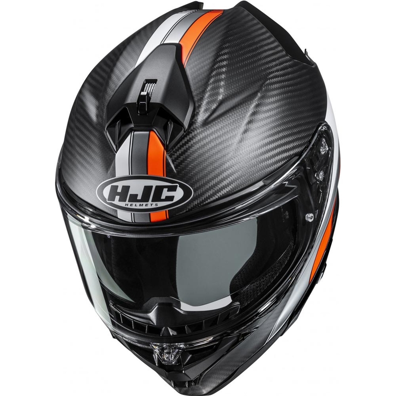 HJC F72 Carbon Eos MC6HSF integralna motociklistička kaciga crno-narančasta