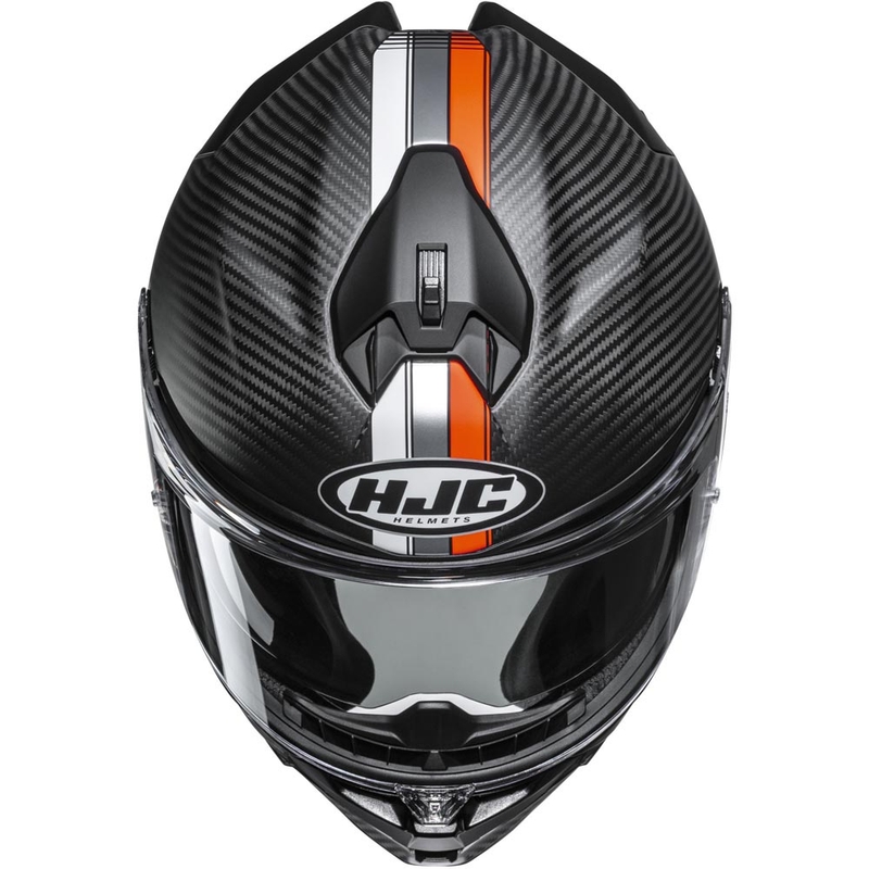 HJC F72 Carbon Eos MC6HSF integralna motociklistička kaciga crno-narančasta