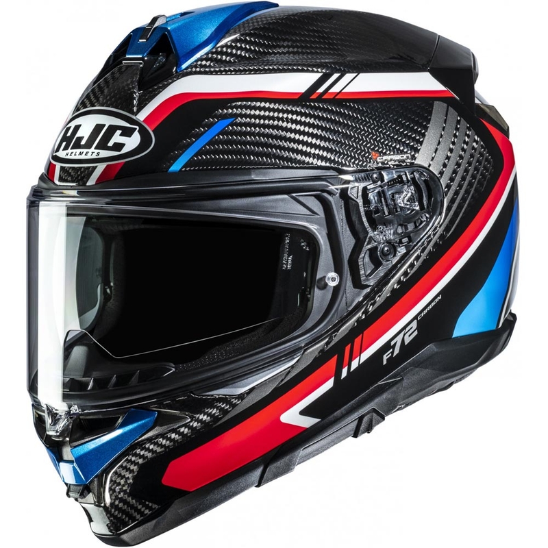 Integralna motociklistička kaciga HJC F72 Carbon Kairo MC21 crno-plavo-crveno-bijela