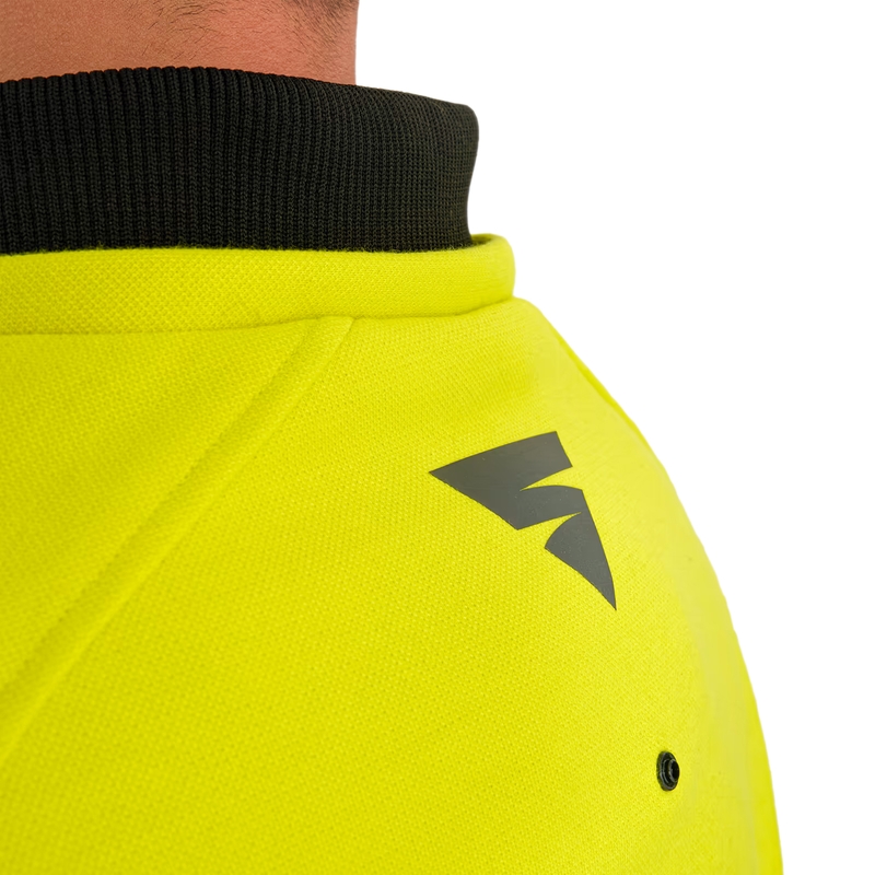 Shima Daybreaker motociklistička majica s kapuljačom crno-fluo žuta