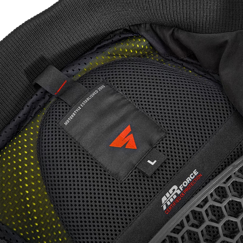 Shima Daybreaker motociklistička majica s kapuljačom crno-fluo žuta