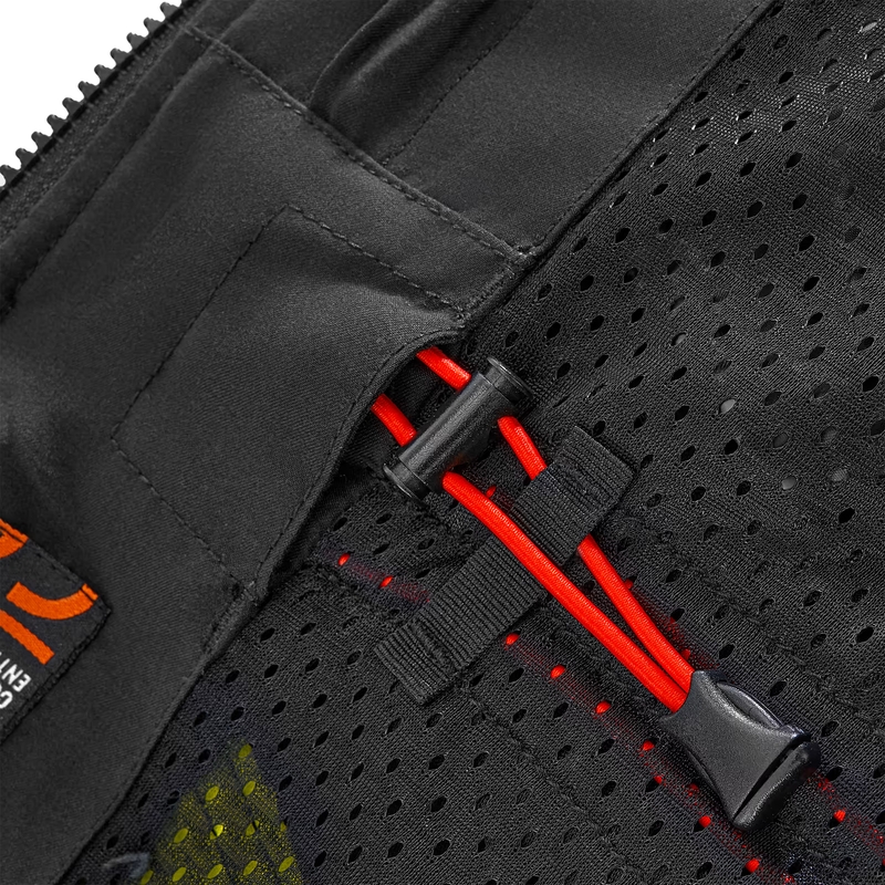 Shima Daybreaker motociklistička majica s kapuljačom crno-fluo žuta