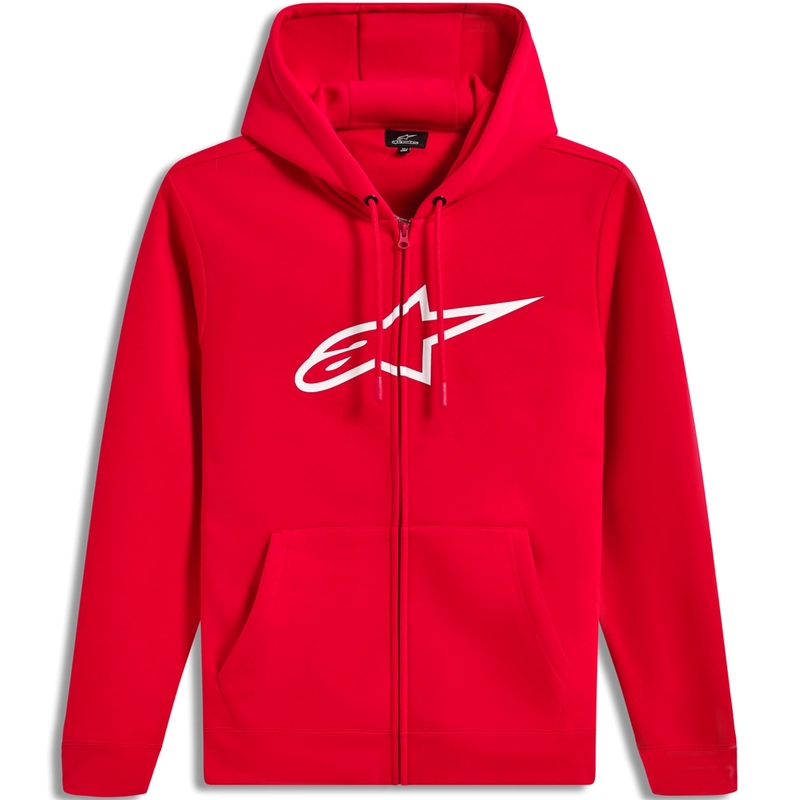 Alpinestars Ageless Zip Hoodie 3 crveno-bijela
