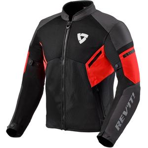 Motociklistička jakna Revit GT-R Air 3 crno-fluo crvena