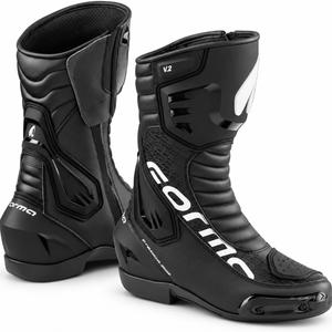 Motociklističke čizme Forma Freccia EVO V.2 crno-bijele