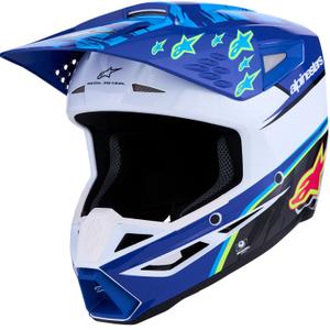 Alpinestars S-M3 Falcon dječja motocross kaciga plavo-bijelo-crna