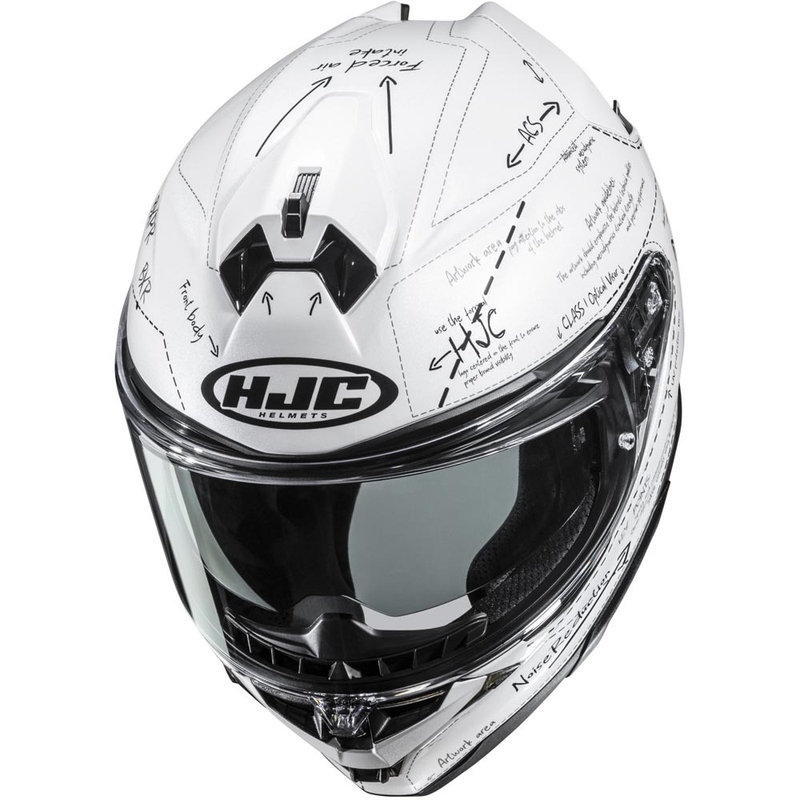 HJC F72 Odyssea MC10 full face motociklistička kaciga bijelo-crna