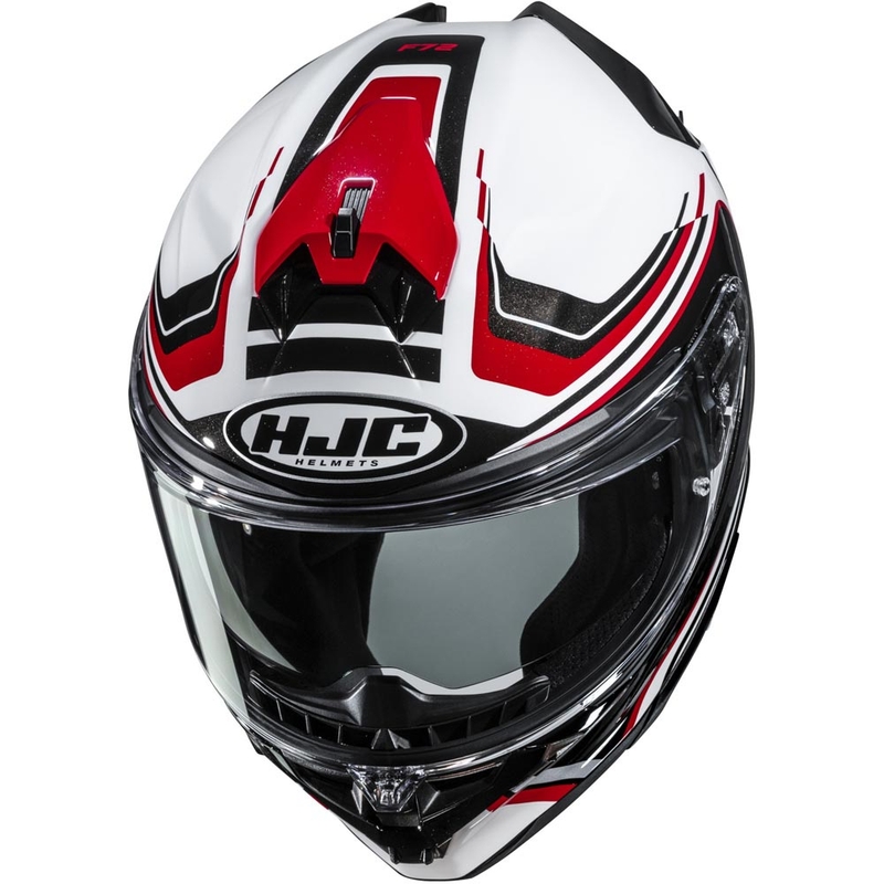 Integralna motociklistička kaciga HJC F72 Oflo MC1 bijelo-crno-crvena