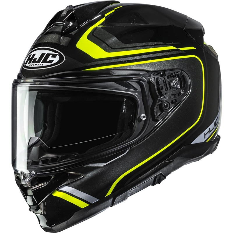 Integralna motociklistička kaciga HJC F72 Oflo MC3H crno-fluo žuta