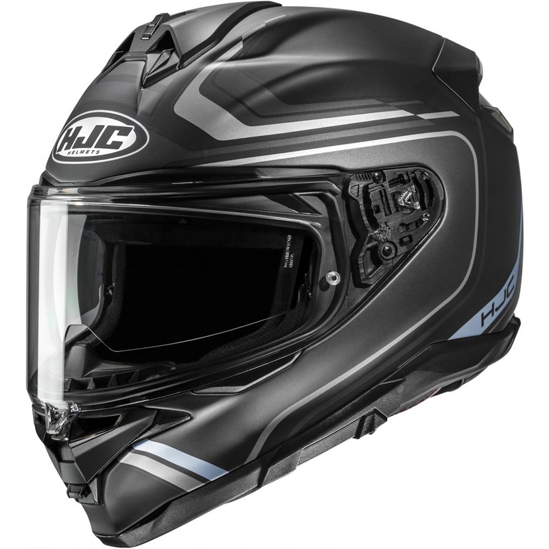 Integralna motociklistička kaciga HJC F72 Oflo MC5SF crno-sivo-plava