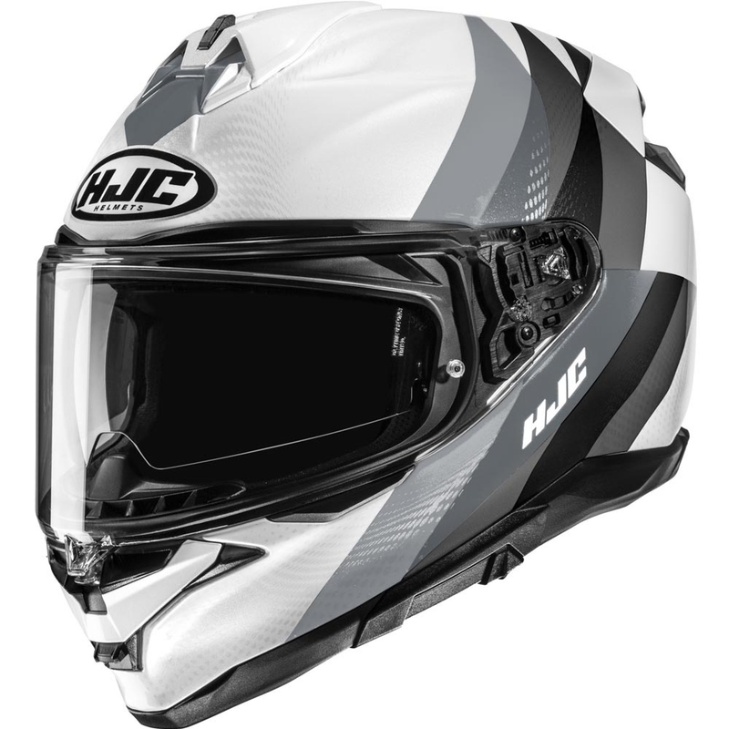 Integralna motociklistička kaciga HJC F72 Racero MC10 bijelo-sivo-crna