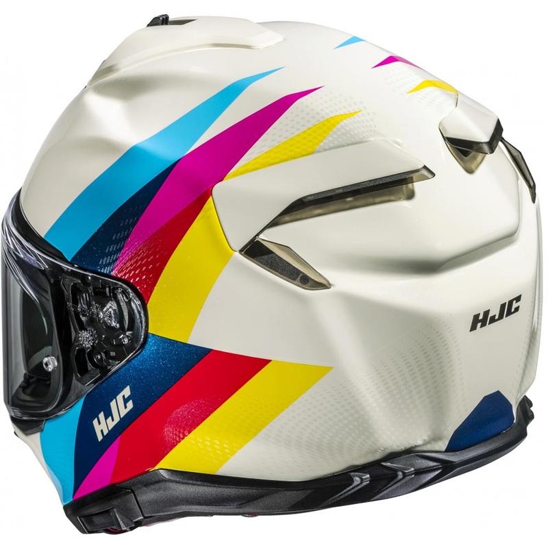 Integralna motociklistička kaciga HJC F72 Racero MC23 bijele boje