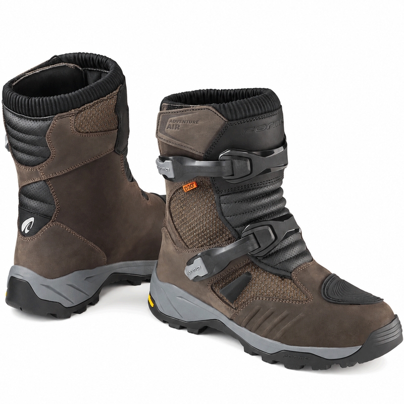 Smeđe motociklističke čizme Forma Adventure Air Low Dry