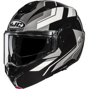 Preklopna motociklistička kaciga HJC i101 Krone MC5 crno-sivo-bijela