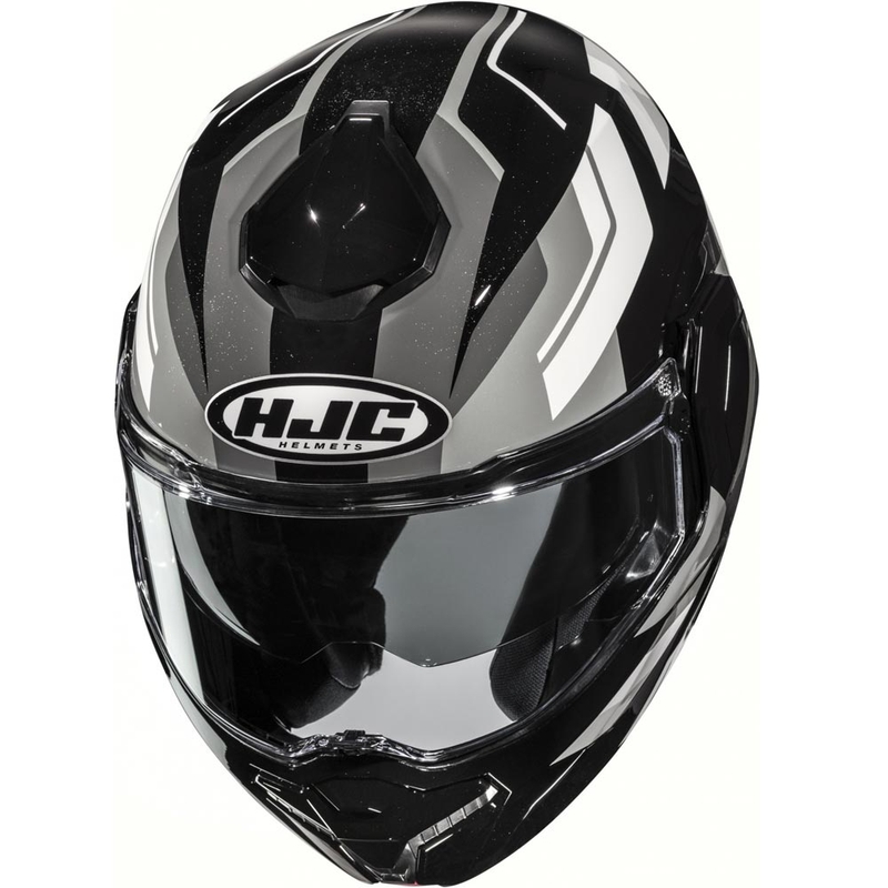 Preklopna motociklistička kaciga HJC i101 Krone MC5 crno-sivo-bijela