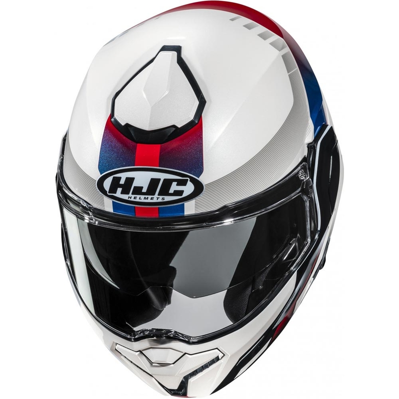 Preklopna motociklistička kaciga HJC i101 Mira MC21 bijelo-plavo-crvena
