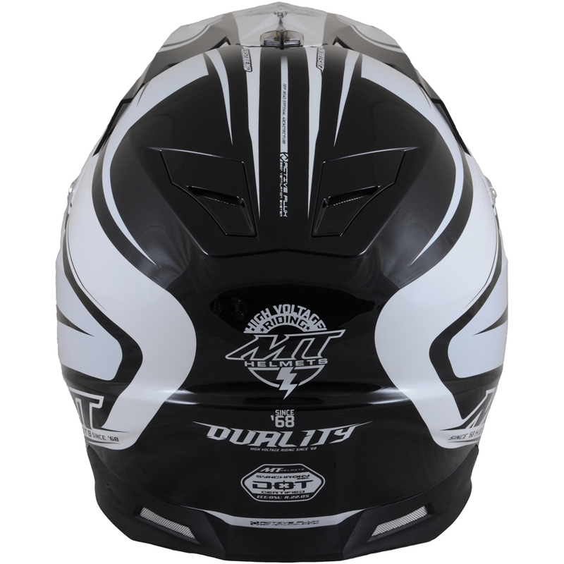 Motocross kaciga MT Synchrony Duality crno/bijela