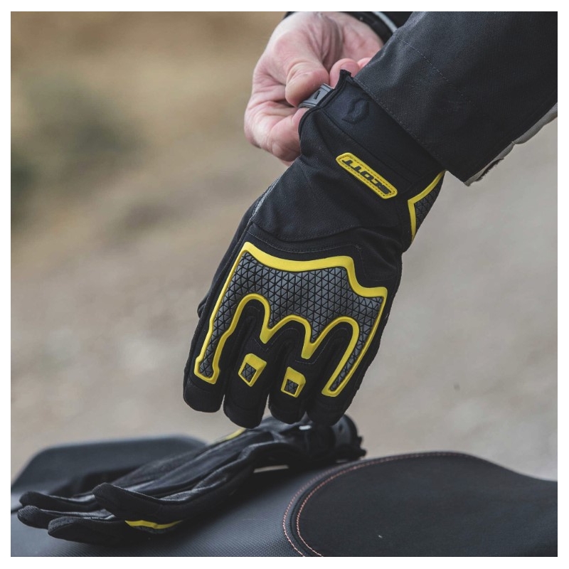 SCOTT Dualraid moto rukavice crno-žute boje rasprodaja