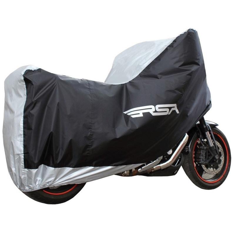 Navlaka za motocikl RSA crno-srebrna
