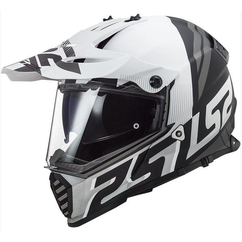 Enduro kaciga LS2 MX436 Pioneer EVO Evolve bijelo-sivo-crna rasprodaja
