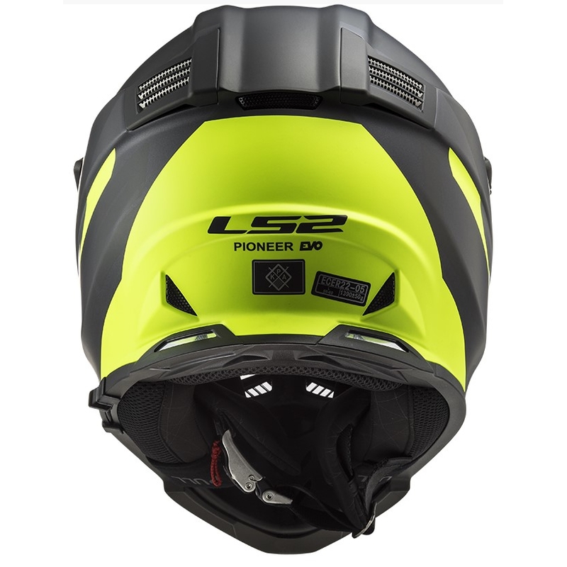 Enduro kaciga LS2 MX436 Pioneer EVO Router crno-fluo žuta