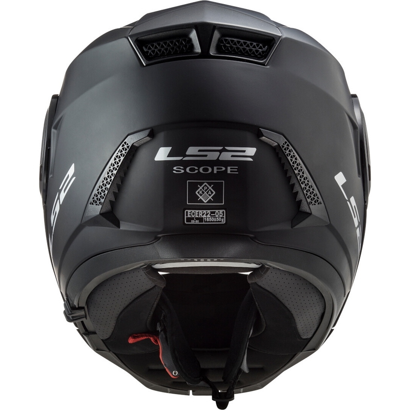 Motociklistička kaciga na preklop LS2 FF902 Scope Solid black mat
