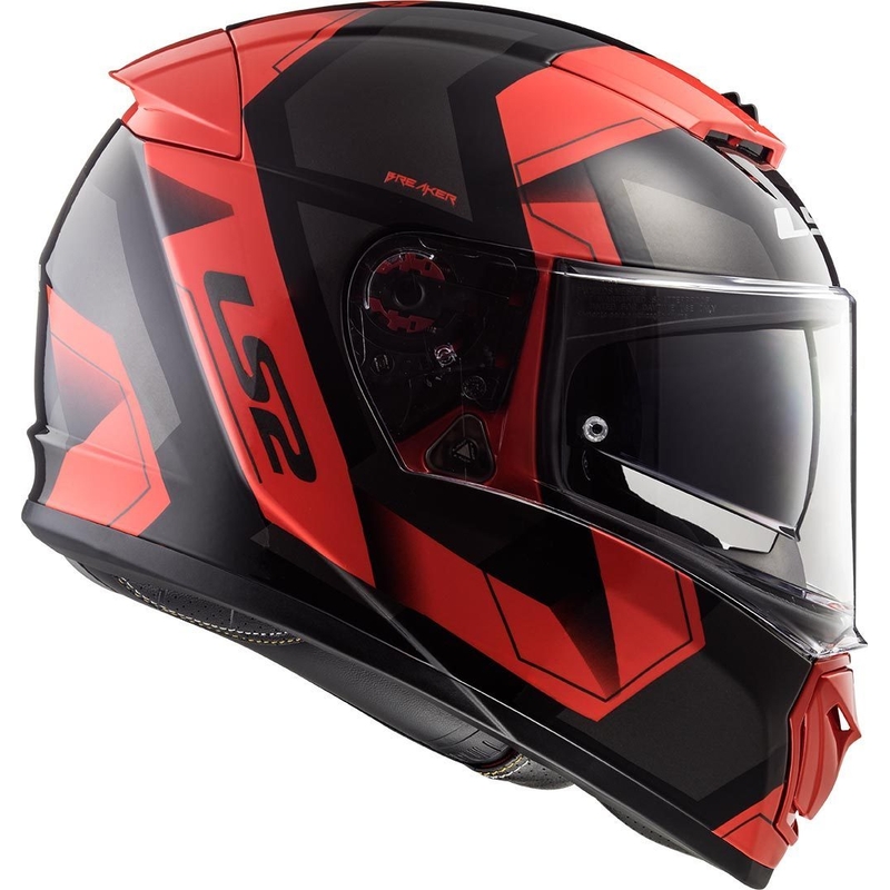 Integralna motociklistička kaciga LS2 FF390 Breaker Physics crno-crvena