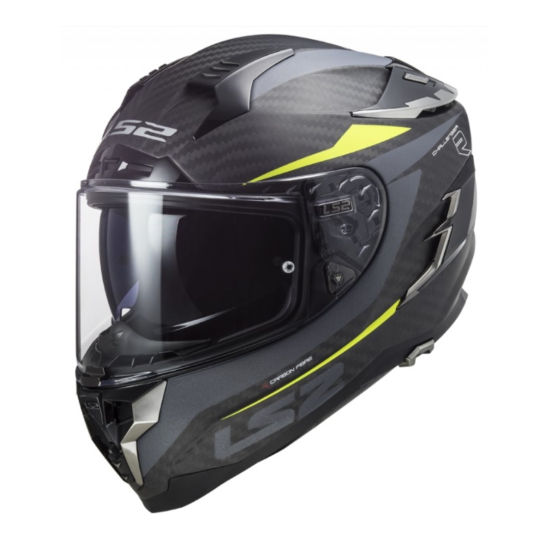 Integralna motociklistička kaciga LS2 FF327 Challenger C Drone Black-Fluo Yellow rasprodaja