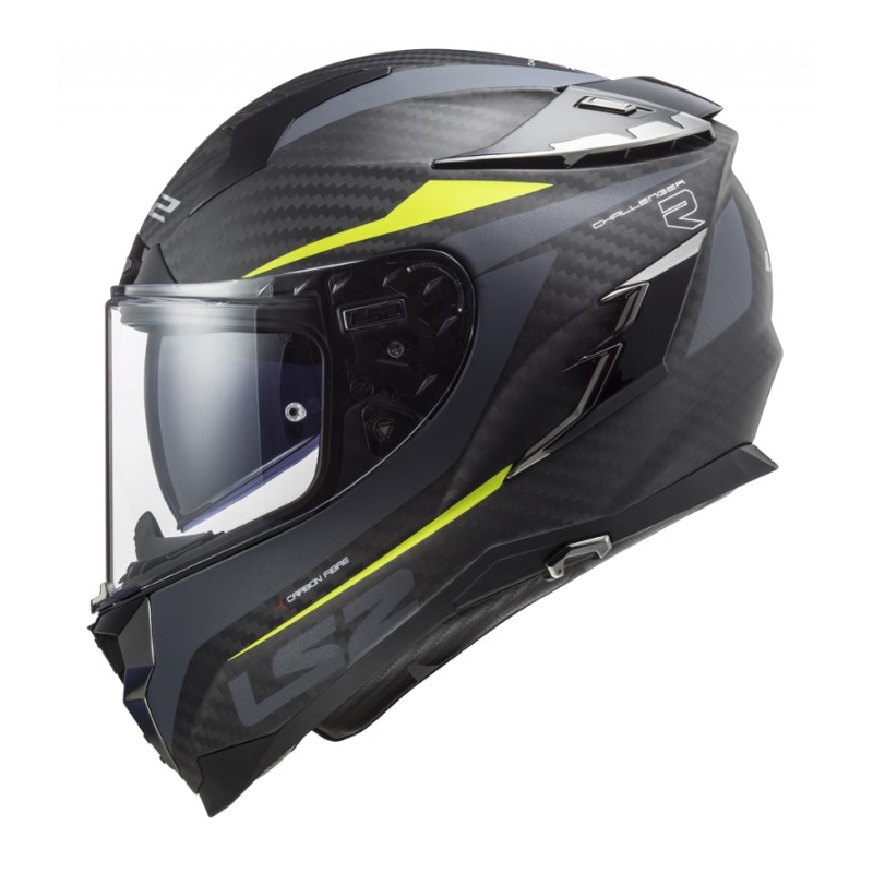 Integralna motociklistička kaciga LS2 FF327 Challenger C Drone Black-Fluo Yellow rasprodaja