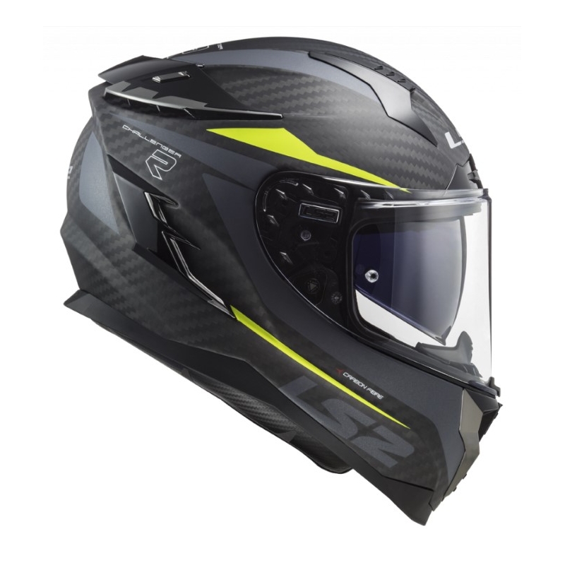 Integralna motociklistička kaciga LS2 FF327 Challenger C Drone Black-Fluo Yellow rasprodaja