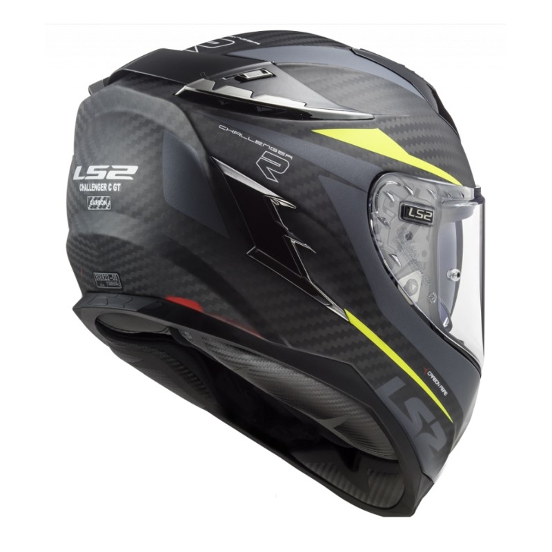 Integralna motociklistička kaciga LS2 FF327 Challenger C Drone Black-Fluo Yellow rasprodaja