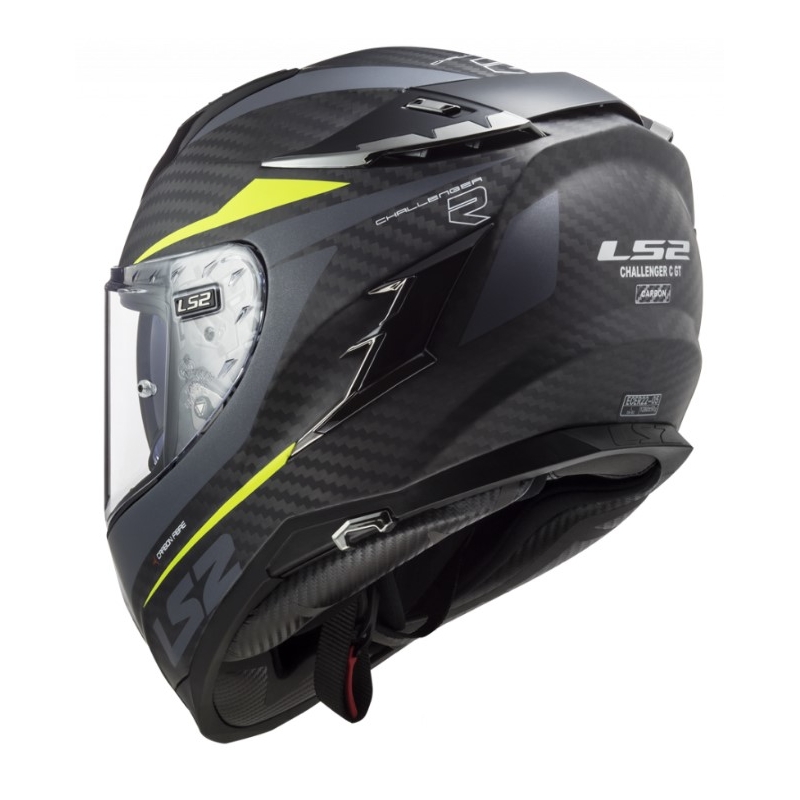 Integralna motociklistička kaciga LS2 FF327 Challenger C Drone Black-Fluo Yellow rasprodaja