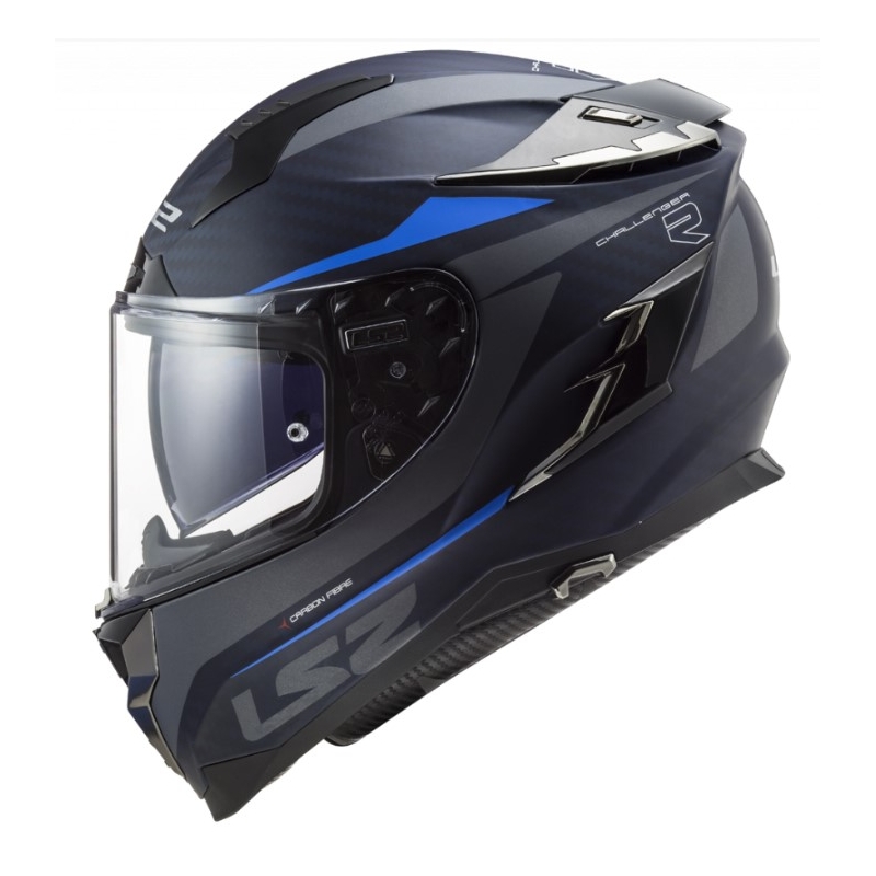 LS2 FF327 Challenger C Drone Integral motociklistička kaciga crno-plava rasprodaja