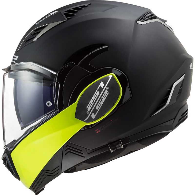 LS2 FF900 Valiant II Hammer preklopna motociklistička kaciga crno-fluo žuta rasprodaja
