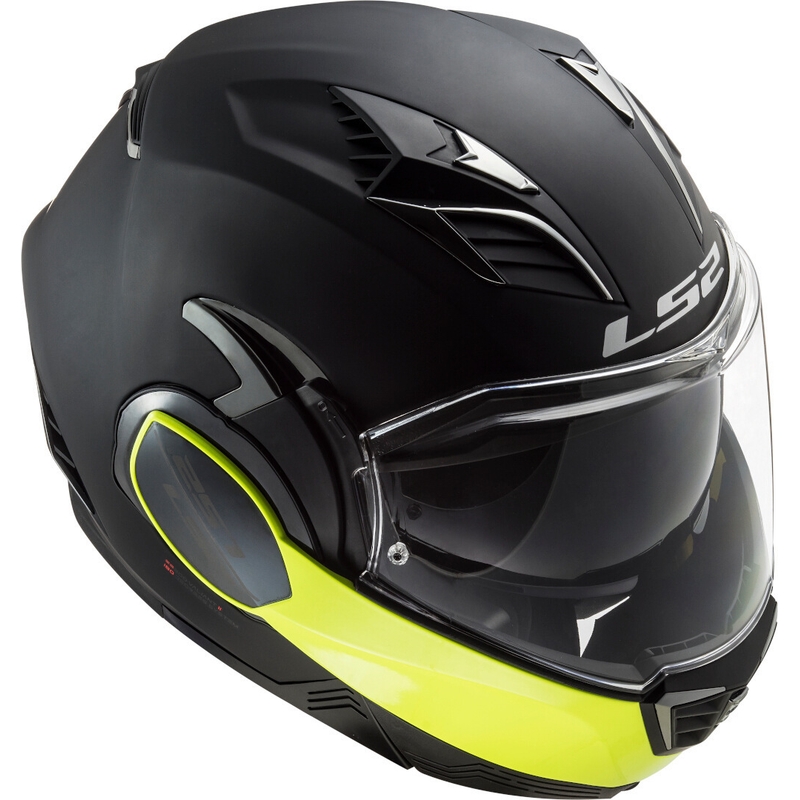 LS2 FF900 Valiant II Hammer preklopna motociklistička kaciga crno-fluo žuta rasprodaja