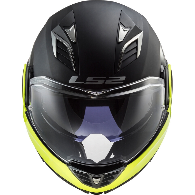 LS2 FF900 Valiant II Hammer preklopna motociklistička kaciga crno-fluo žuta rasprodaja