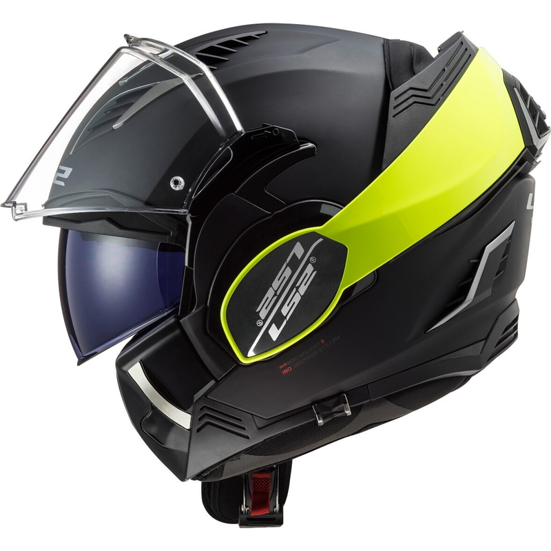 LS2 FF900 Valiant II Hammer preklopna motociklistička kaciga crno-fluo žuta rasprodaja