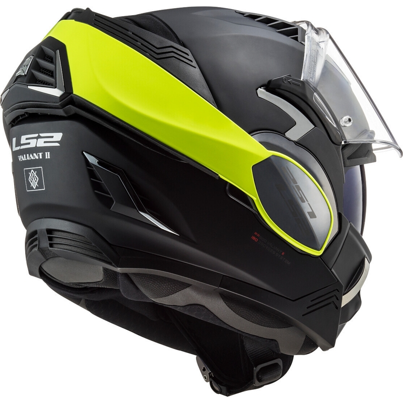 LS2 FF900 Valiant II Hammer preklopna motociklistička kaciga crno-fluo žuta rasprodaja