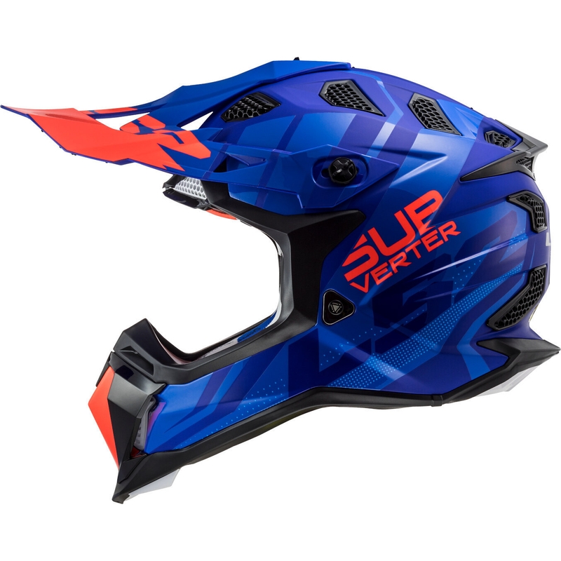 LS2 MX470 Subverter Troop plavo-narančaste kacige za motocross rasprodaja