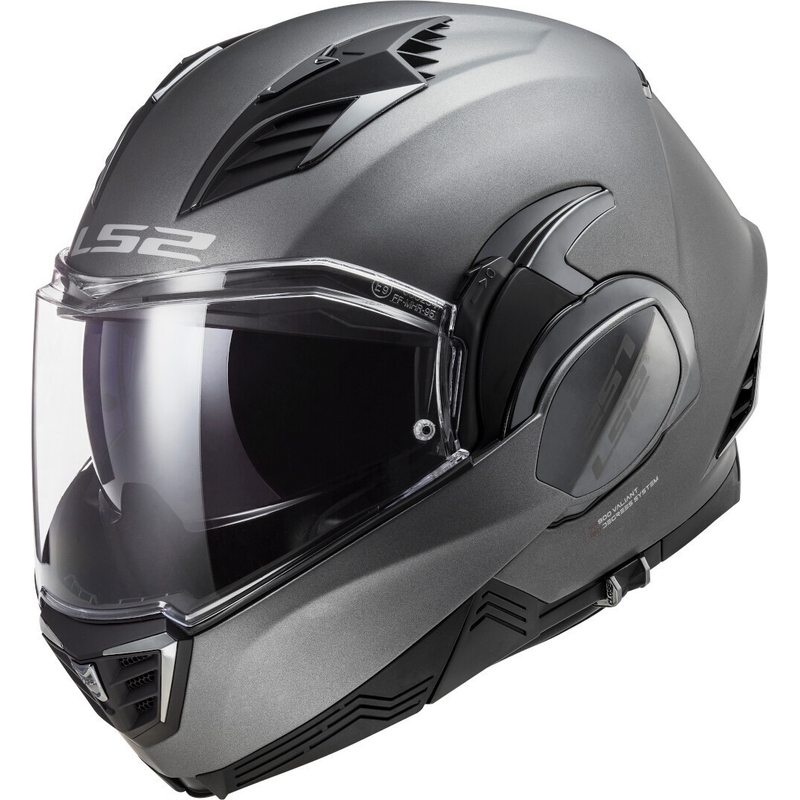 Motociklistička kaciga na preklop LS2 FF900 Valiant II Solid titanium mat