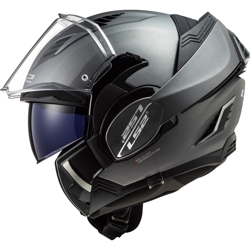 Motociklistička kaciga na preklop LS2 FF900 Valiant II Solid titanium mat