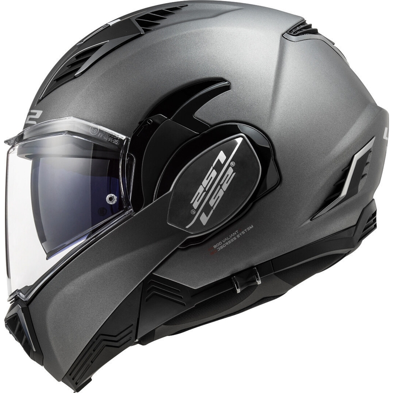 Motociklistička kaciga na preklop LS2 FF900 Valiant II Solid titanium mat