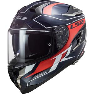 Integralna motociklistička kaciga LS2 FF327 Challenger C Grid crna-plava-crvena